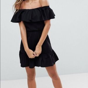 Asos off the shoulder petite sundress